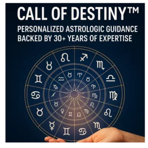 Call of Destiny™ – Personalized Astrological Guidance Backed by 30+ Years of Expertise