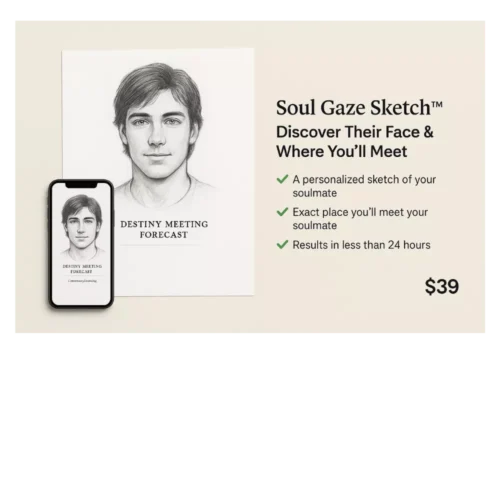 Soul Gaze Sketch™ – Discover Their Face & Where You’ll Meet